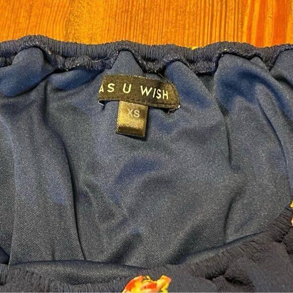 AS U WISH Boho Maxi Navy Dress - Picture 6 of 6